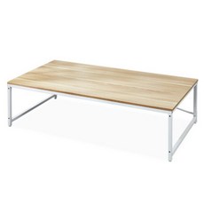 와이디 일자형 컴퓨터 좌식 책상, 1200x600 (YW1204-6-WH)