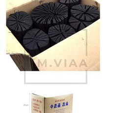 엠비아6 원예용 참숯 흑탄 3Kg 공기정화숯