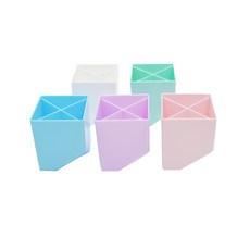 JHT 사각 플라스틱 펜꽂이 연필꽂이