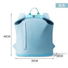 游泳收納包 乾濕分離雙肩揹包 便攜運動裝備泳包 防水袋, 藍色