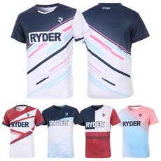 라이더 배드민턴 티셔츠 반팔 상의 2022R-4 6 9 10 11 12 13