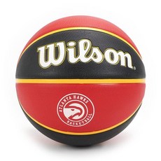 Wilson NBA 隊徽籃球 7號 橡膠 室外運動 WTB1300, 老鷹隊, 1個