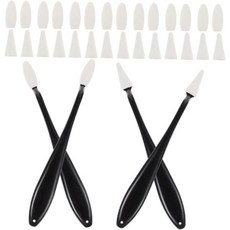 호모요요 1세트 미술 용품 스케치 트리머 컴팩트 휴대용 문지르기 도구 교체 헤드 포함 블렌딩 하이라이팅 페인팅 및 스케치용 예술가와 학생용, 17.00X2.00X1.00CM