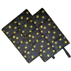 1+1 휴대용방석 야외용 미니 방석 1인 야외 접이식 방수방석, 레몬1+1