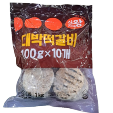 식자재왕 대박떡갈비, 2개, 1kg