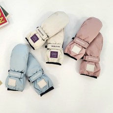 아이꼼므 초등학생 남아 여아 패딩 스키 눈썰매 장갑 방한 벙어리 장갑