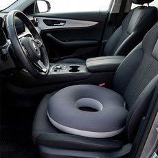 그리에티 3D 메모리폼 도넛 방석, 그레이, 1개