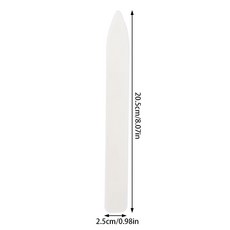 Nonvor 1Pcs 자연 뼈 폴더 가죽 공예 도구 득점 접는 주름 종이 가장자리 제본 얼룩 제거 스크레이퍼, 유형 6, 유형 6, 1개
