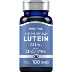 파이핑락 루테인과 제아잔틴 보충제 40mg 소프트젤, 3개, 180정