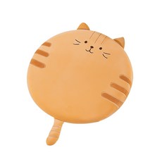 可愛動物造型記憶棉坐墊 柔軟毛絨圓形椅墊 趴睡枕墊