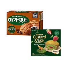 카스타드 말차n딸기 288g x1개+마가렛트 구운모카 352g x1개, 1개