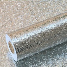 접착식 두꺼운 방수 기름때 방지 주방 알루미늄 시트지, 1개