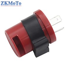 입력 오토바이 파란색 내장 비퍼 성 노출증 회전 신호 깜박이 핀 모터 부저 릴레이 표시기, 2. 빨간색, 1개