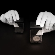 학예회 인기) 빈 상자에서 동전이 나타나는 마술 어린이 초등 장기자랑 마술도구, 1개