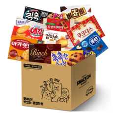 Snack24一起吃 10種人氣零食組, 1組, 10便士的餅乾