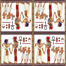 TS-EG 埃及0015-蝶谷巴特餐巾紙/藝術紙 Decoupage napkins/art paper, 1個, 33x33四格圖