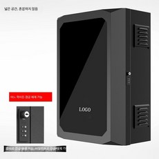 테슬라 충전기 보호 커버 벽걸이형 자동차 배터리 안전 보관함 전 Pxo형 키+비밀번호 자물쇠, 1cm, 1개