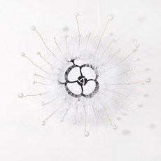 DFMEI 新款天鵝汽車擺件創意車載飾品中控臺裝飾品香薰擺件女士車內用品, 1個, 珍珠山茶花羽毛墊:無規格