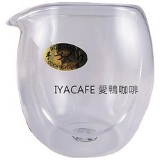 手工雙層玻璃茶海 GK-321B, 透明, 1個, 160ml