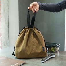 YUYIMI 보온보냉도시락가방 직장인 이유식 캠핑 보은백, 카키, 1개