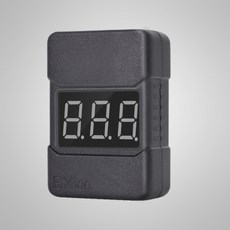 (당일발송) BX100 리포알람/리튬폴리머 배터리 저전압경고부져/전압체커기 1셀 - 8셀, 흰색, 1개
