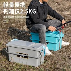 【叮噹戶外】多功能釣魚箱 大容量釣魚箱 釣箱 釣魚架砲台座 釣魚桶 釣魚冰箱 釣椅 釣魚椅 可坐釣魚箱, 【承重150.0公斤強摔不壞】,橢圓釣桶【隨機色】