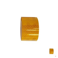 프리즘형 고휘도 반사테이프 48mm x 2.5M 황색 야간