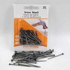 [1+1] 쇠 못 40mm(45P) 일반못 목재못 목공못 목공용 gc0*768zt, 상세페이지 참조