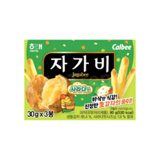 자가비 과자 사라다맛, 90g, 1개