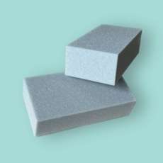 세차스펀지 세차용 타이어 휠 바디 유리, 하드, 4cm, DARK GRAY(진한회색), 1개