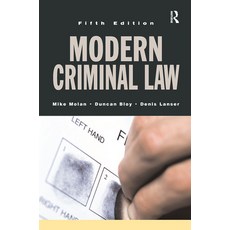 (영문도서)Modern Criminal Law: Fifth Edition Hardcover, Routledge Cavendish, English, 9781138381513