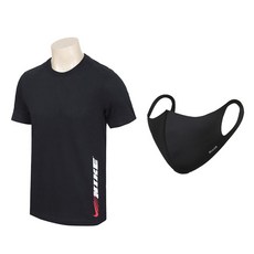 NIKE DRI-FIT PX印花圓領短袖T恤+口罩