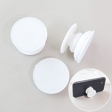 원형 PVC 폰그립 3단 조절 스마트톡 거치대, 다섯개입 *1봉