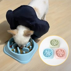 급체방지 라이트컬러 밥그릇 강아지