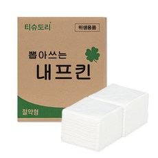 티슈도리 주방 일회용 뽑아쓰는냅킨 테이블냅킨 10000매, 화이트, 1개