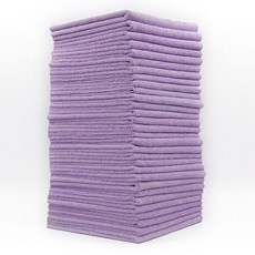디아망나인 폴리쉬플러스 세차타월 다용도 버핑 극세사 융 수건 걸레 막타월 40x40cm 바이올렛핑크 30개