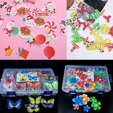 150/100/50/가방 혼합 식용 찹쌀 종이 쌀 종이 나비 크리스마스 케이크 컵케익 생일 웨딩 파티 장식, 나비 SML 혼합, 25, 1개