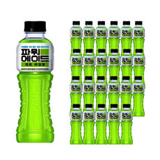 파워에이드 제로 라임향 24페트, 600ml, 1개
