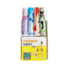 포켓몬스터 캐릭터 불투명 연필 깍지 4개입 세트 - 랜덤발송, 1개