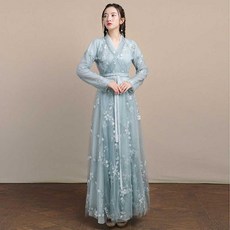 개량 한복 원피스 공연 계량 무대의상 빅사이즈 XXXL