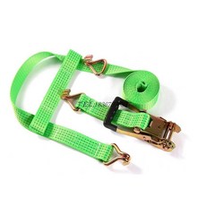 차량 트레일러 스트랩 오토바이 뒷바퀴 고정 벨트 운송, 1개, 그린 6t 구조차 8자형 스트랩 3m