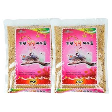 PSP 천연 영양 잉꼬류 새사료, 2개, 600g