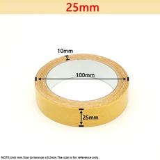 10mm-60mm 양면 접착 테이프 10meters/roll 고점도 천 베이스 그리드 Traceless 방수 섬유, 04 25mm