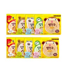 오뚜기 밥친구 5종 10개입 (야채2+불고기2+치즈2+김자반2+매콤짬뽕2), 1세트