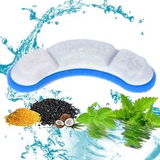 자동 강아지자동급식기 스테인리스강 급수기 고양이 교체 반려동물 세트 WF50 필터 8 분수, 1개