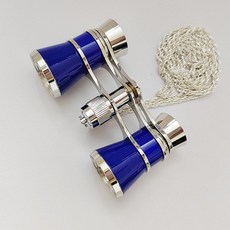 미니 쌍연경 콘서트 망원경 휴대용 손잡이 오페라글라스 빈티지, R