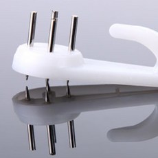못 일체형 벽걸이 후크 중형 3cm 5개입 핀행거 벽행거