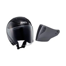 야마하 오토바이 헬멧 제트 YJ-20 쉴드 세트 제니스 메탈 블랙 XL (머리 둘레 (61 - 62 cm) + 스모크 쉴드 (안티포그)), XL size (61-62 cm), Smoke Shield (Anti-Fog) Set, mettalic 블랙
