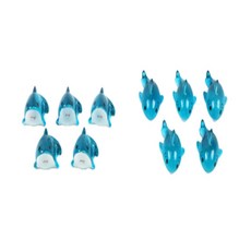 화니 테라리움 어항 화분 장식 미니어처 상어 피규어 5p 미니 상어 모형, 전체