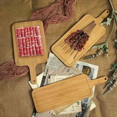 양꼬치 쟁반 나무 베이킹 피자 팬 트레이 도마, 1개, 기본 색상